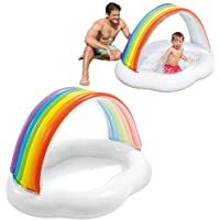 Intex 57141NP - Piscina bebé Toldo Arcoiris